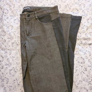 Vince Two Toned Stretch Denim Grey Jeans Sz8